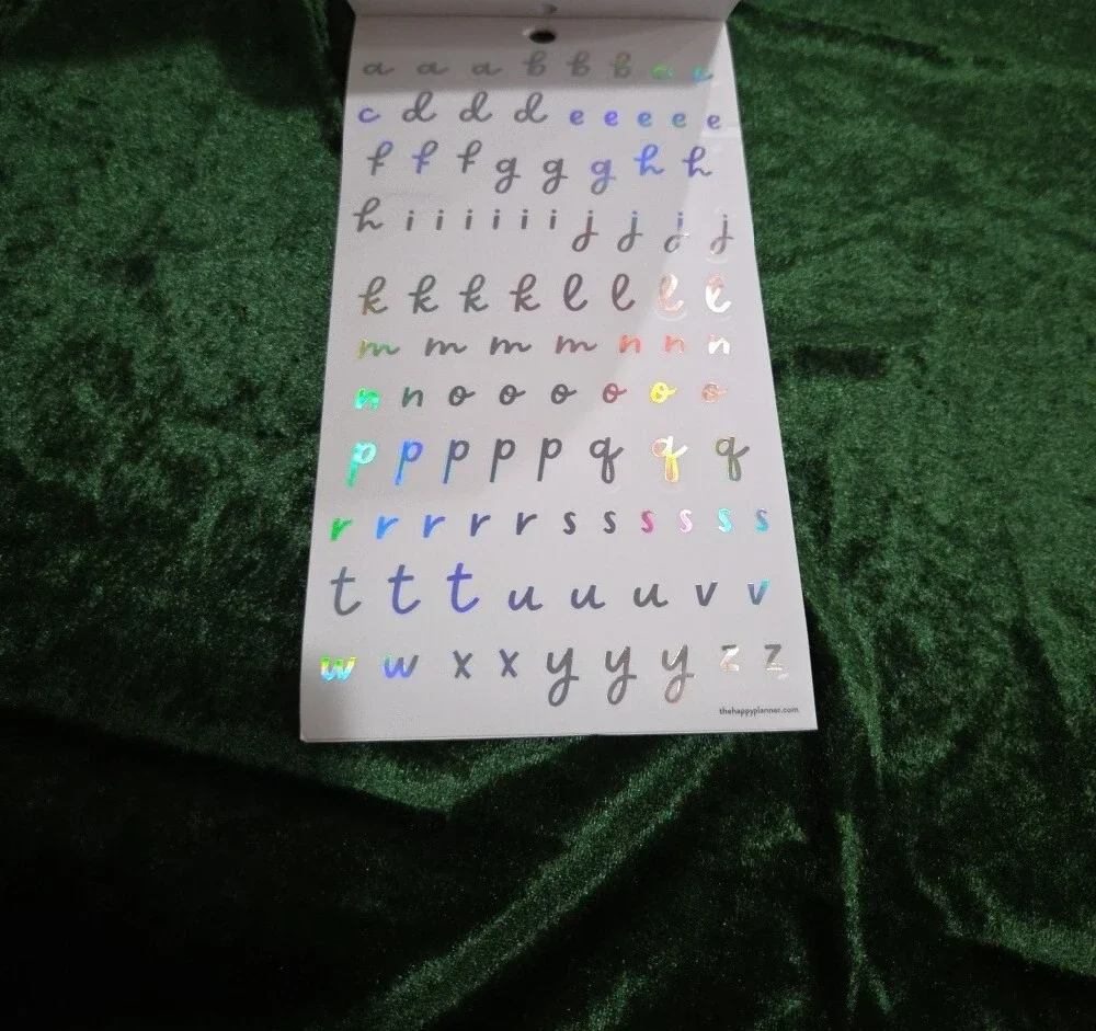 Brand New Happy Planner Classic Sticker Sheets - Pink, Purple & Teal Accents